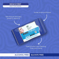 Refreshing Wet Wipes for Face | Facial Cleansing | Refreshing & Skin Hydration| Soothing for skin | pH Balance & Alcohol Free | Nourishing with Fruit extract | 25 Wipes - Shopmania Wholesale