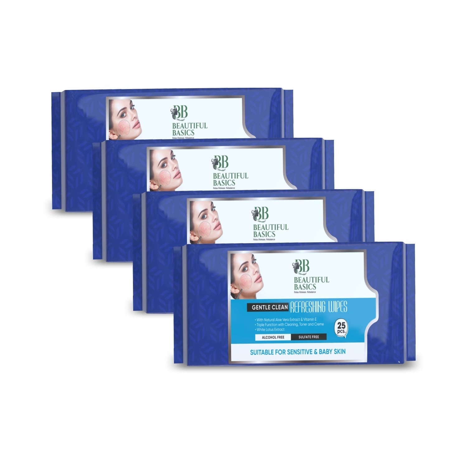 Refreshing Wet Wipes for Face | Facial Cleansing | Refreshing & Skin Hydration| Soothing for skin | pH Balance & Alcohol Free | Nourishing with Fruit extract | 25 Wipes - Shopmania Wholesale