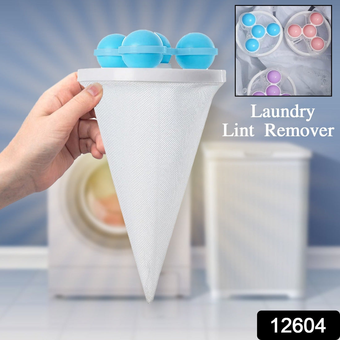 Laundry Ball Floating Pet Fur Lint Hair Catcher Household Reusable Washing Machine Floating Lint Mesh Bag Hair Filter Net Pouch Washing Lint Hair Remover Net, Mesh Bag Dryer (1 Pc) - Shopmania Wholesale