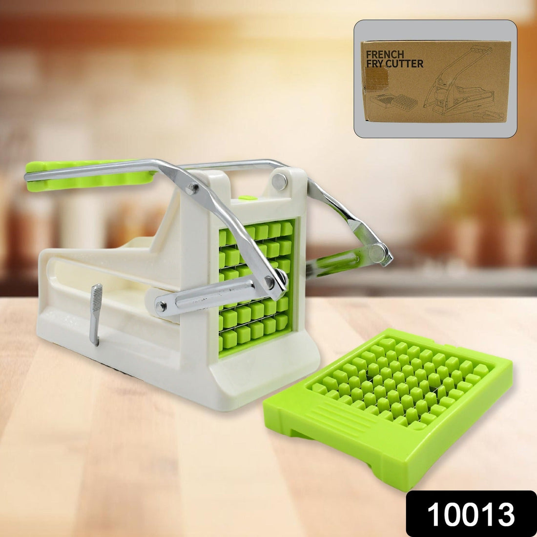 French Fry Cutter, Great with Vegetables, Potato Fries Cutter Professional Vegetable Cutter Stainless Steel Cutter Potato, Onions, Carrots, Cucumbers, Fruits Potato Cutter (1 pc) - Shopmania Wholesale