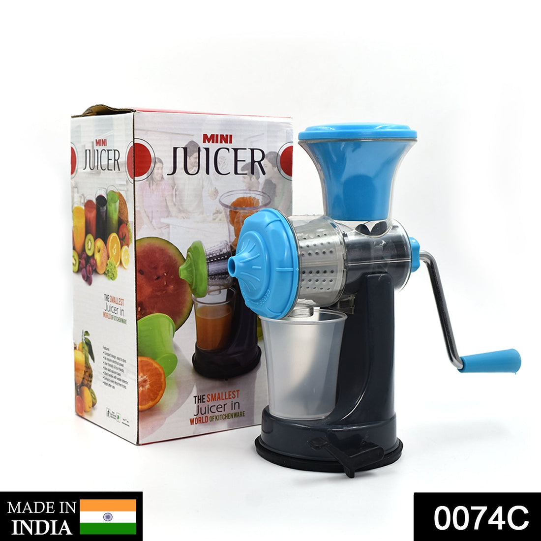 Nano juicer for fruits and vegetables, compact design