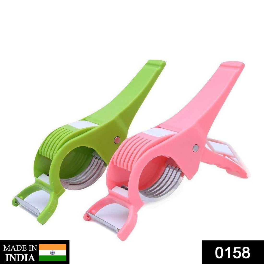Vegetable cutter with peeler