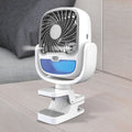 Air Portable Fan, Grip Go 3 Speed Small Fan, Great Stroller Fan, Travel or Desk Fan, Cordless Personal Evaporative Air Cooler, Universal Clamp for Indoor & Outdoor Use, 360 Degree Head Swivel, LED Color Changing Light your brand