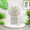 Portable Small Electric Fan, Handheld Fan With 3 Modes USB Rechargeable Mini Student Handheld Class Personal Fan (1 Pc) your brand