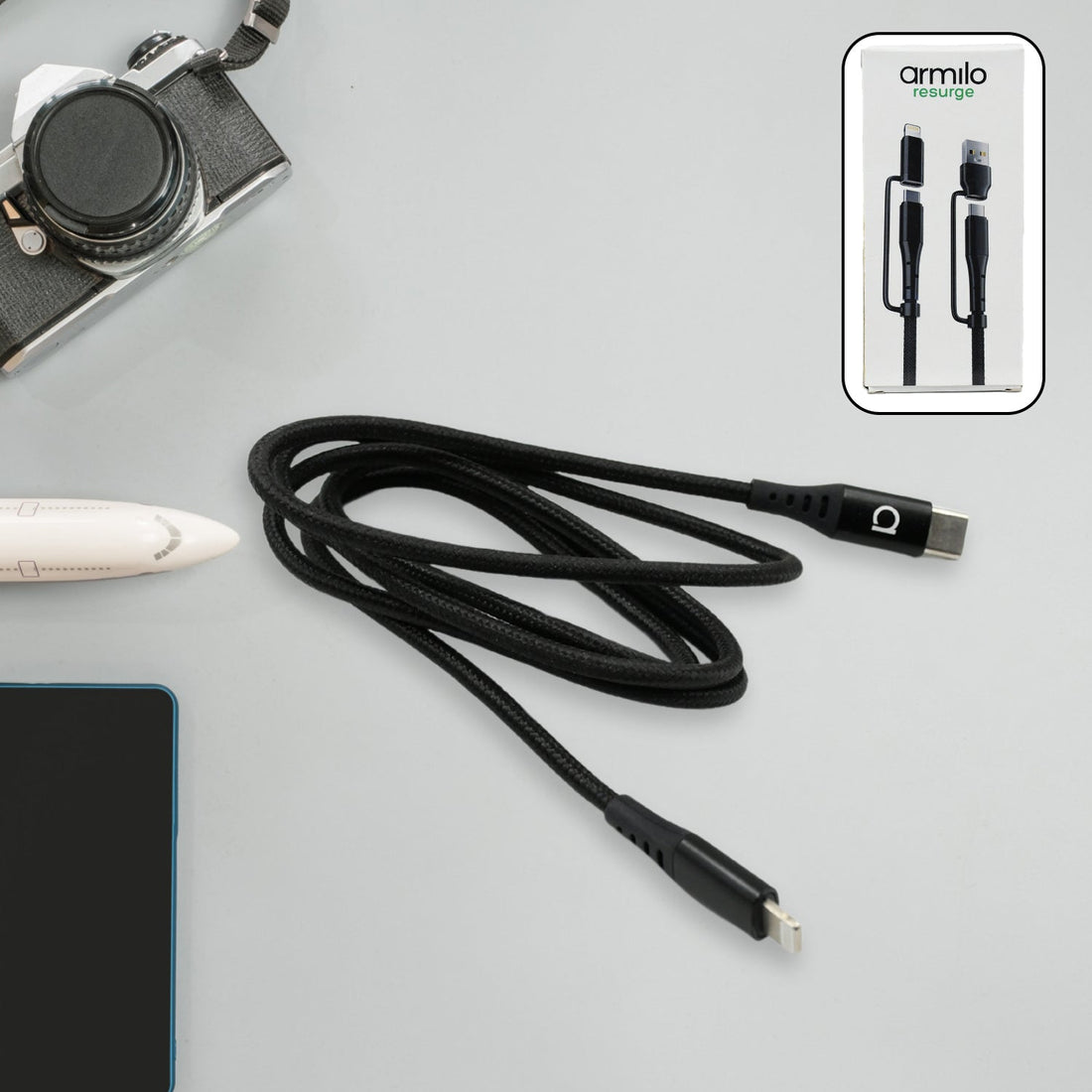 2 in 1 USB-C Lightning Cable, iPhone Charging Cable, Fast Charging, Data Transfer, Heavy Duty, Type C Lightning Cable, PD Compatible, Type C Lightning Cable your brand