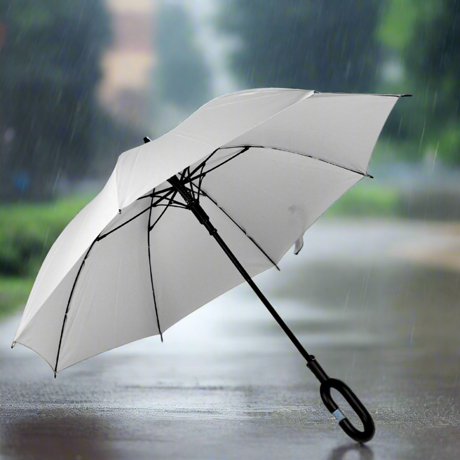 8551 Umbrella Summer Sun and Rain Protection Foldable Cute Umbrella & C-Shaped Handle || UV Protection Rain Sun Umbrella || Travel Accessories || Umbrella for Children, Girls, and Boys (1 Pc / Mix Color) - Shopmania Wholesale