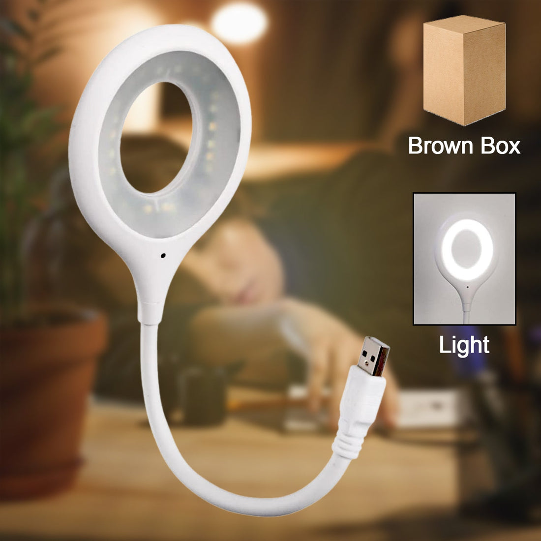 LED USB Light for Laptop, 16 LED Night Lights for Bedroom, Lightweight Small LED Reading Light Lamp with Flexible Neck, Desk Light for Home, Travel, Study, Office (1 Pc) - Shopmania Wholesale