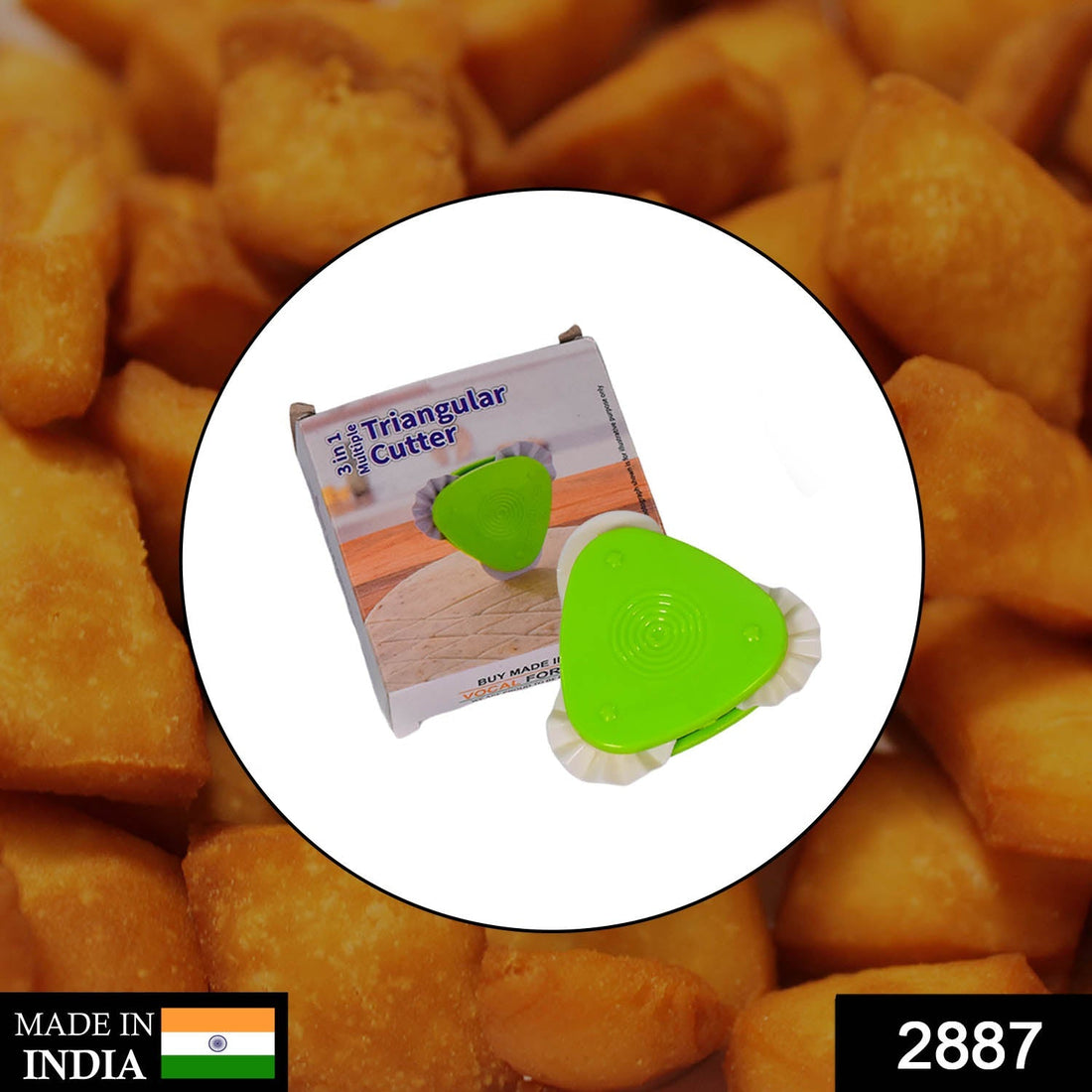 Triangular cutter for multipurpose use