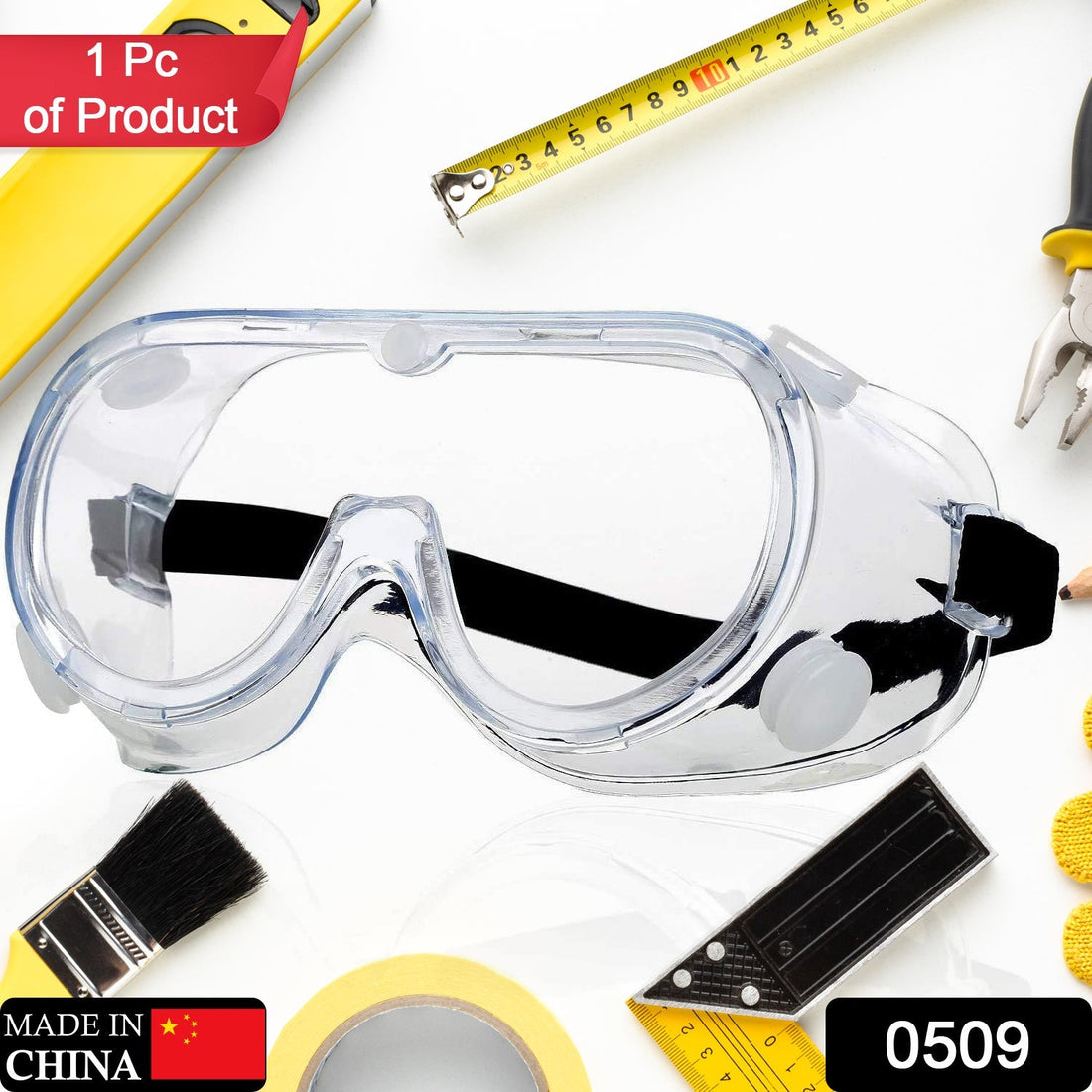 Safety goggles for dust and gas protection