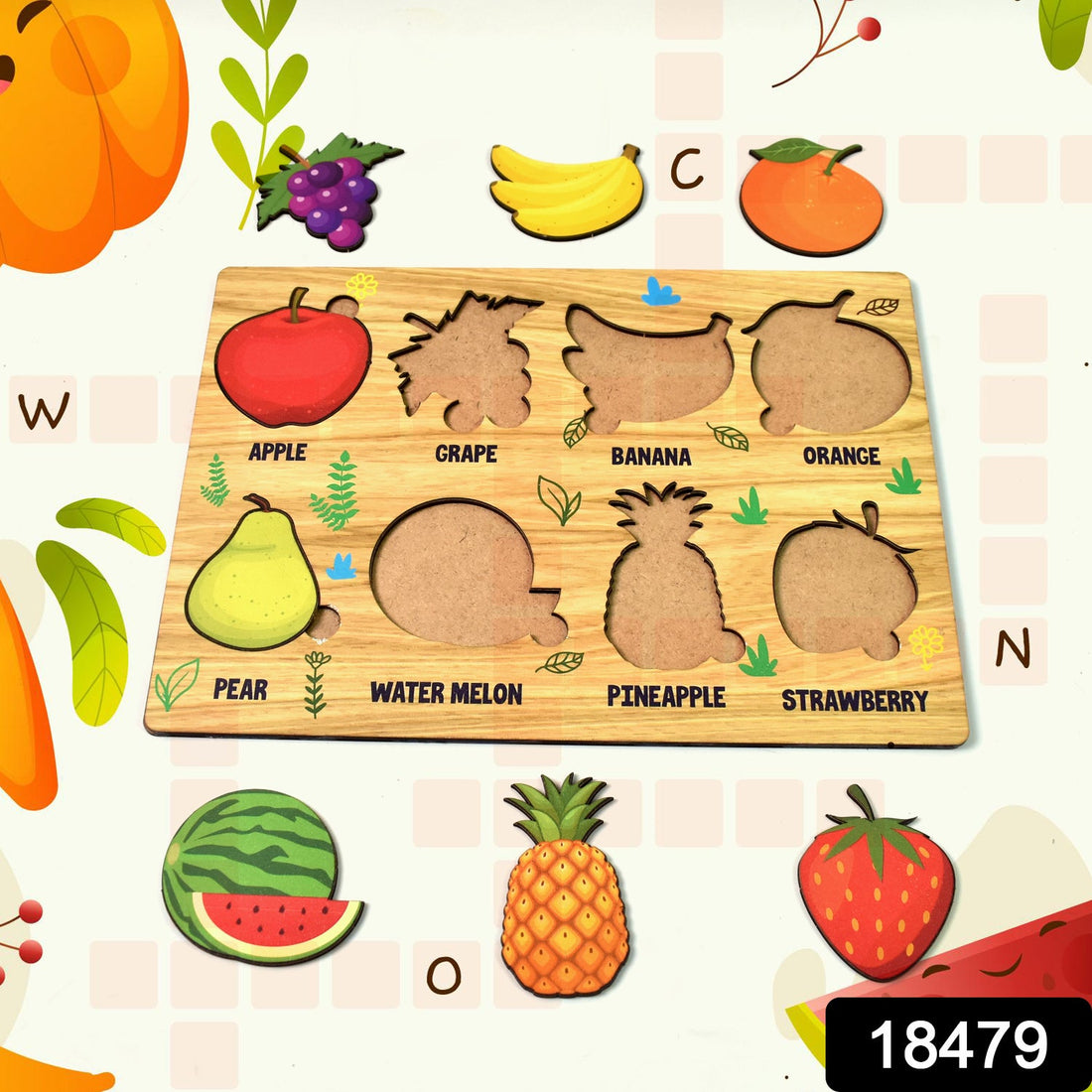 Fruit Fun Puzzle Board