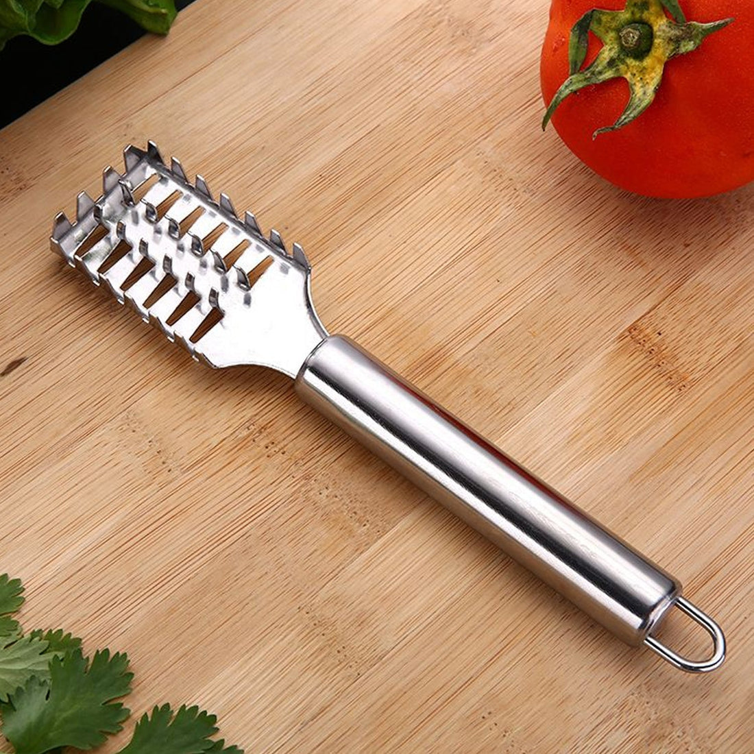 Fish Scale Remover Scraper Stainless Steel Fish Cutting Tools Sawtooth Easily Remove Fish Scales-Cleaning Brush Scraper Kitchen Tool- your brand