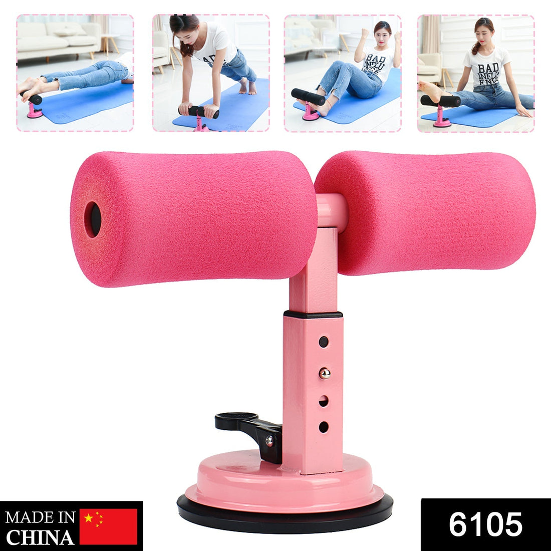 Suction sit-up tool for handling and cutting tape.