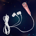 Mini Microphone Mic with Earphone for Voice Recording, Mike Mic Microphone with Handsfree for Mobile Computer, Headphone Handfree Earphone Usb Microphone Vocal Gift Miniature Children (1 Pc) your brand