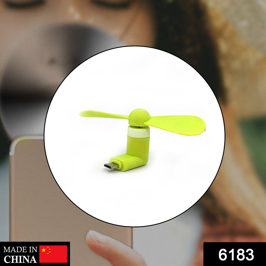 Mini USB fan for portable cooling