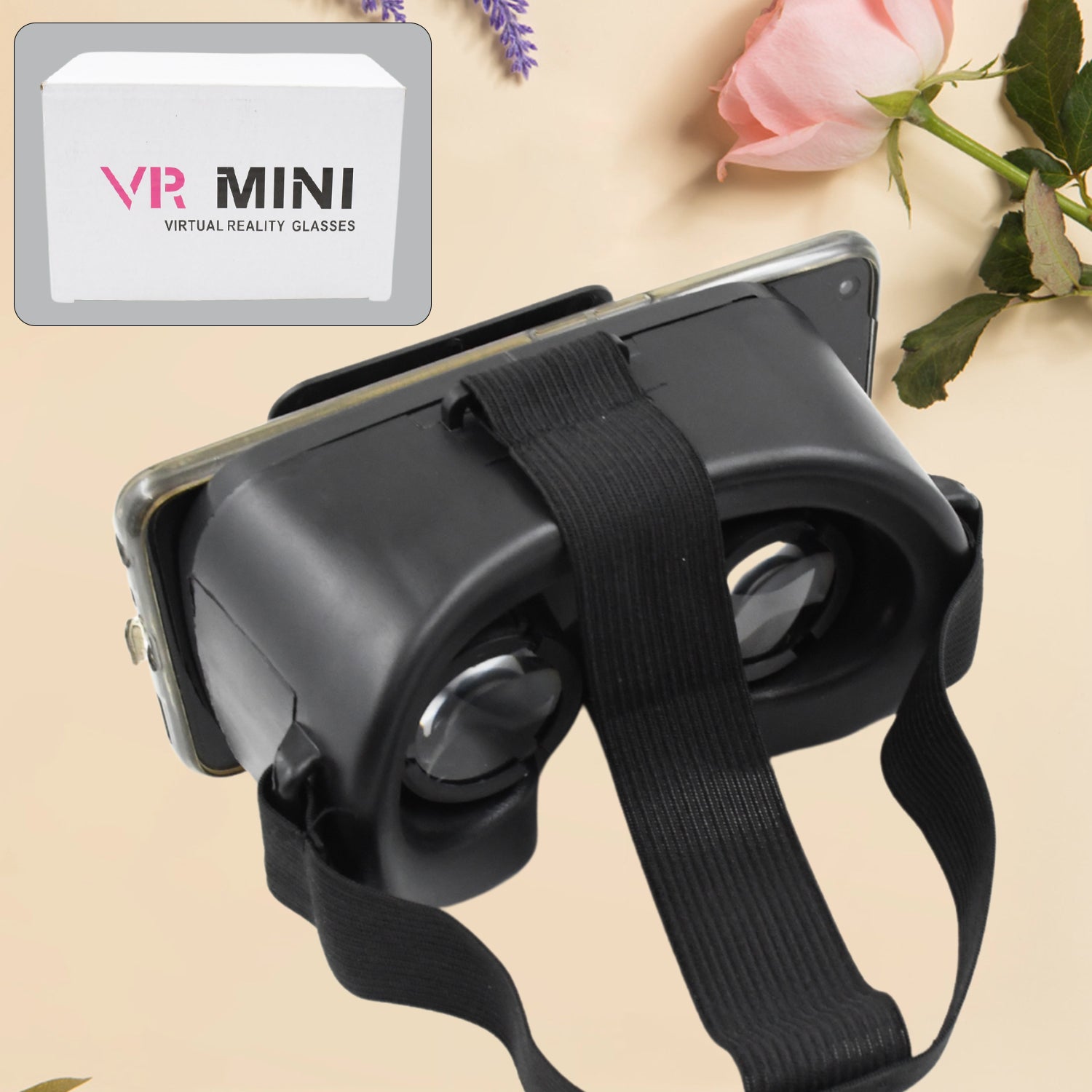 3D VR Glasses Virtual Reality Goggles Headset for All Smartphone VR Goggles-For 3D VR Movies Video Games (1 Pc) - Shopmania Wholesale