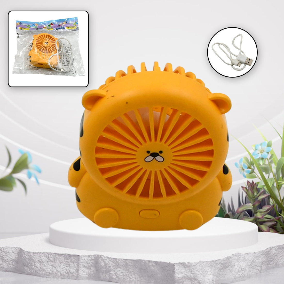 USB PORTABLE MINI DESK FAN, TABLE FAN WITH 3 MODES, PERSONAL DESK FAN SUITABLE FOR OFFICE, SCHOOL &amp; HOME USE - Shopmania Wholesale