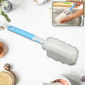 Sponge Cleaning Brush Kitchen Tool Bottle Soft Brush for Dishes| Cleaning Brush Cleaner with Plastic Long Handle, Soft Dish Washing Foam Cleaning Brushes For Cups Mugs Kettles Wine Glasses and Baby Bottles (1 Pc) - Shopmania Wholesale