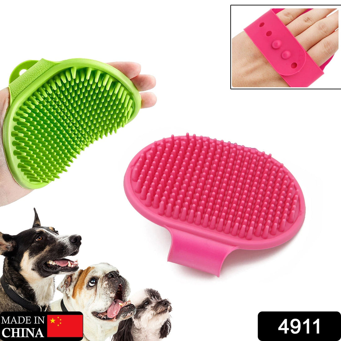 Bathing brush for dog