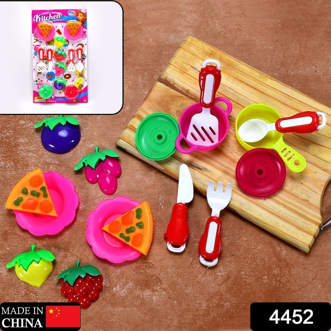 Plastic kitchen tea set toy