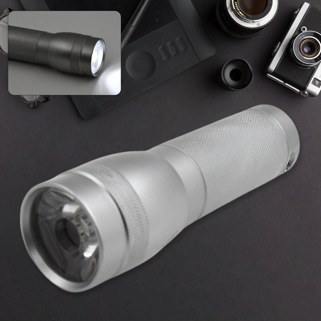 Portable Mini Torch / Flashlight LED Powerful High Lumens Pen Light Easy To Carry, Portable Pocket Compact Torch for Emergency 3 Battery operated (Battery not included / 1 pc) - Shopmania Wholesale