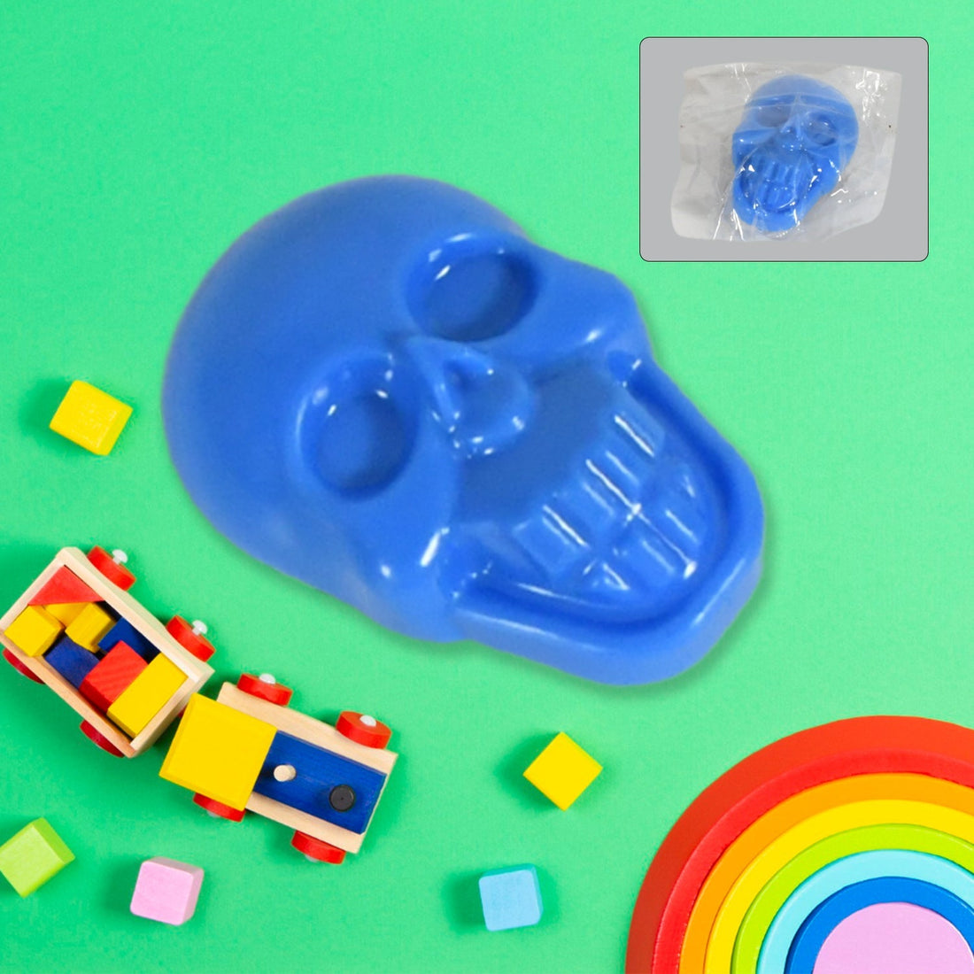Pull Back Skull Toy, Small DIY Pull Back Skull Toy For Kids your brand