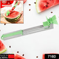 Stainless Steel Washable Watermelon Cutter Windmill Slicer Cutter Peeler for Home / Smart Kitchen Tool Easy to Use your brand