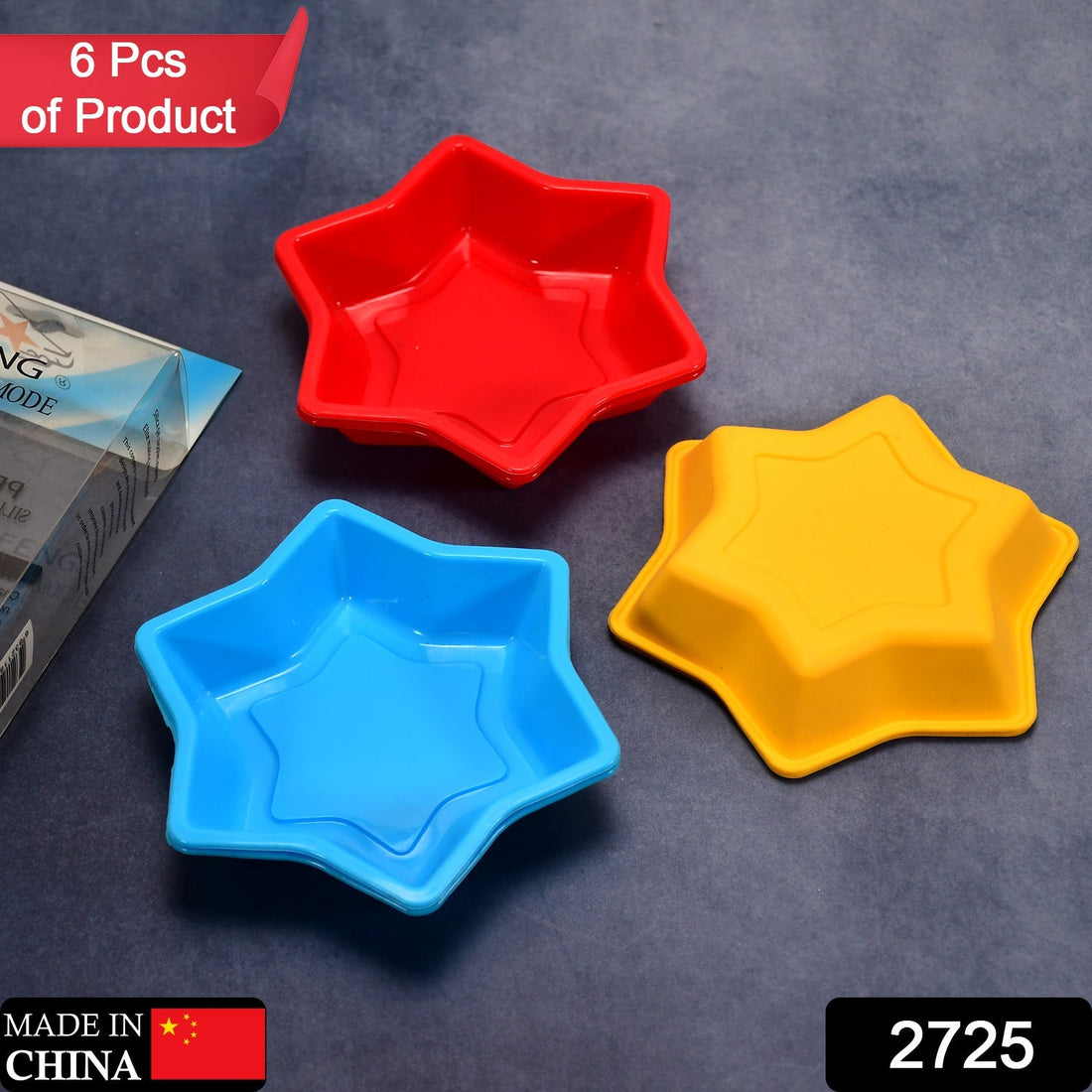 Flexible star shape silicone resin mold