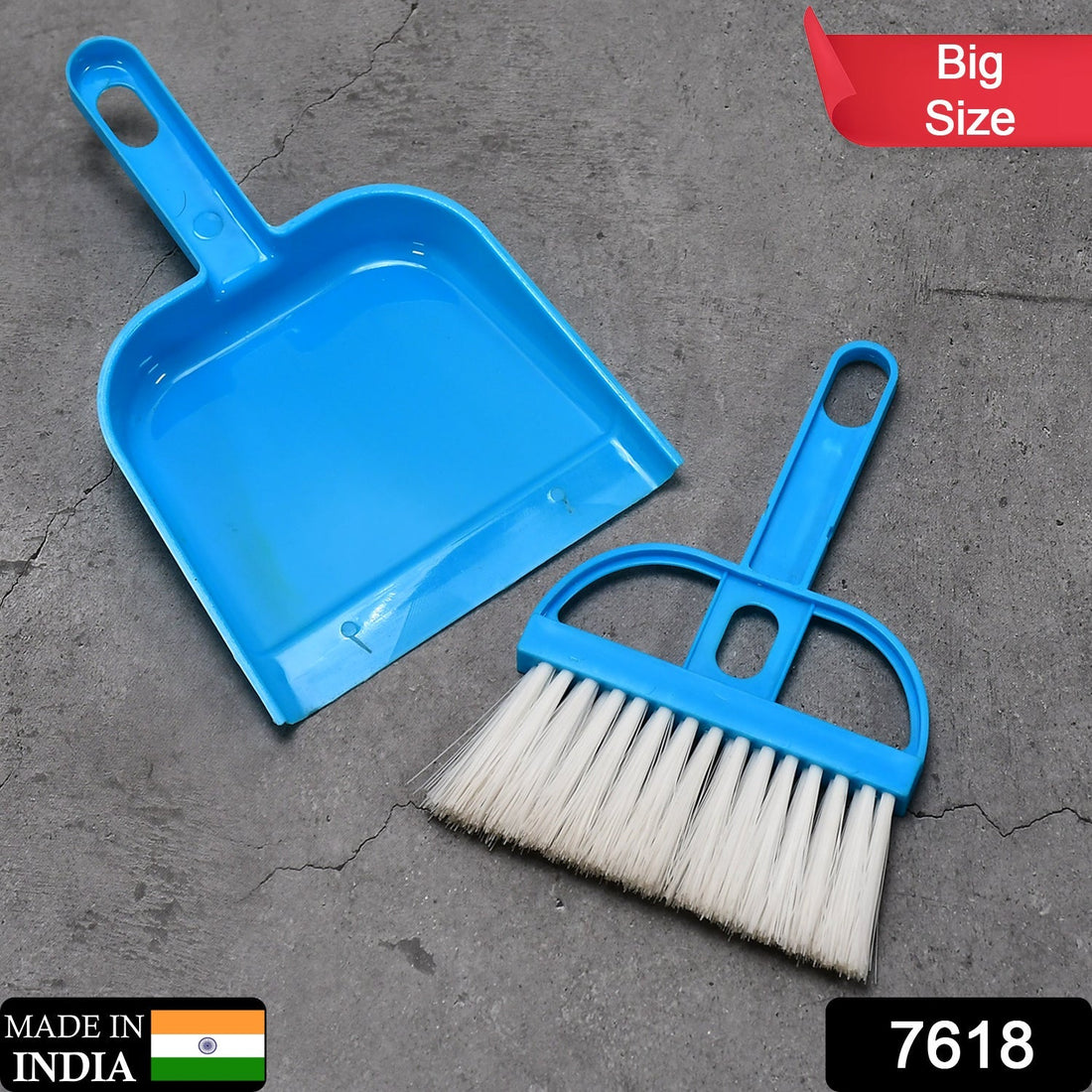 Big dustpan with brush, easy cleaning set