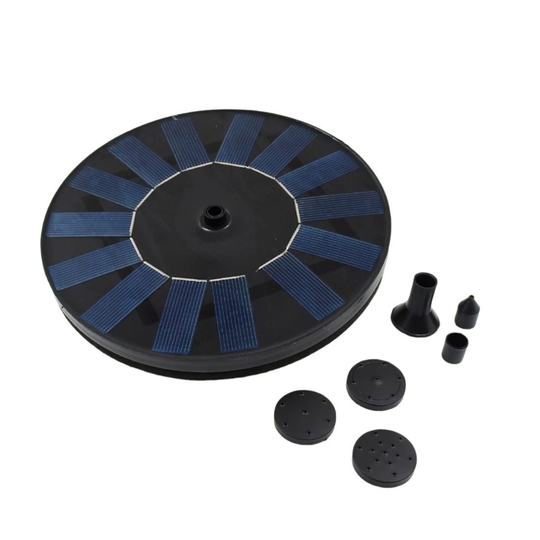 Fast Fountain by Pocket Hose - Solar-Powered - Instantly Adds a Water Feature Virtually Anywhere - 5 Spray Modes - No Installation or Batteries Required - Great for Bird Baths, Pools, Pond & More (1 Pc) - Shopmania Wholesale