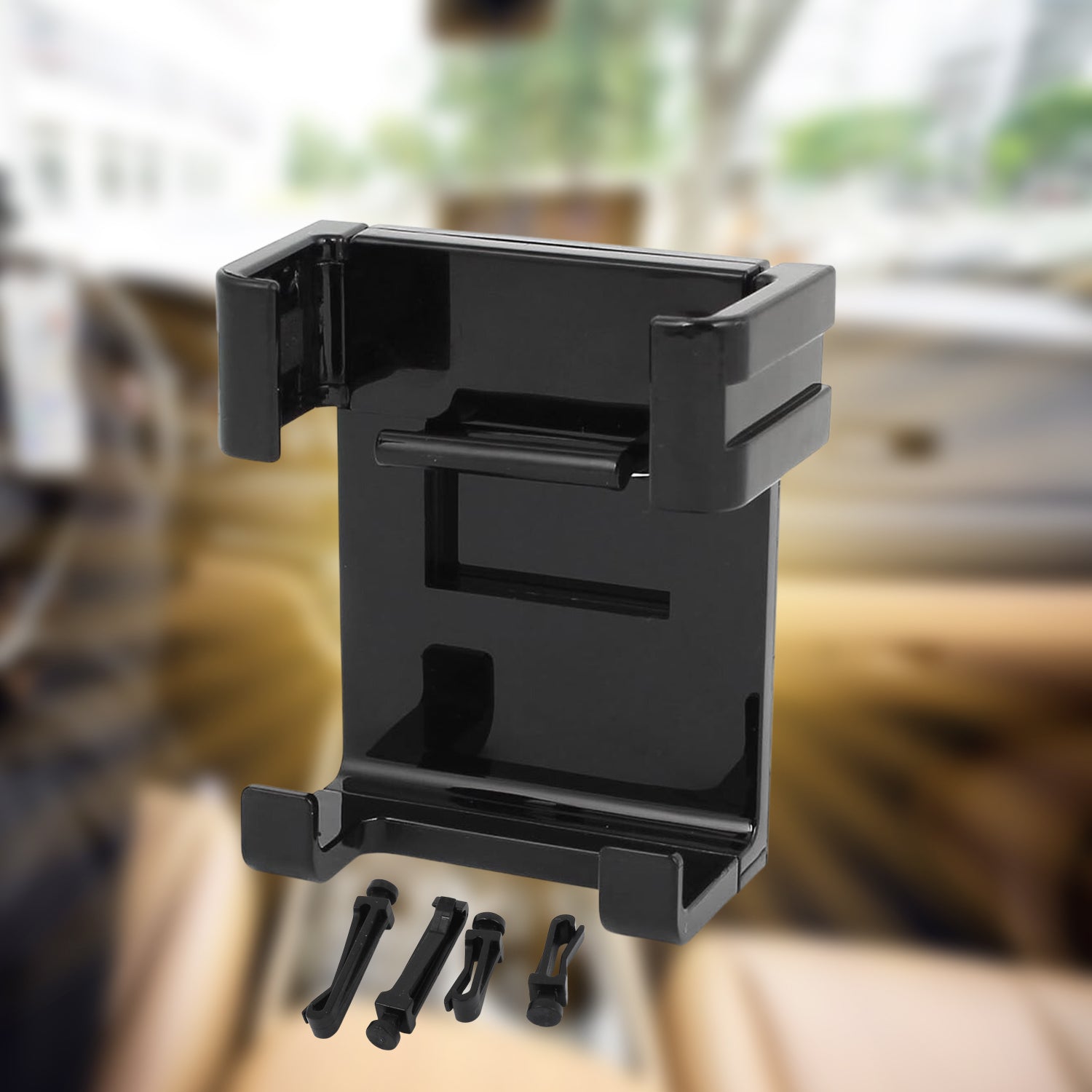 12857 Smartphone Car Phone Holder Car Air Conditioning Vent Phone Holder, Holder Stand for Mobile Phone Cellphone GPS, Dashboard Bracket for Car (1 Pc) - Shopmania Wholesale