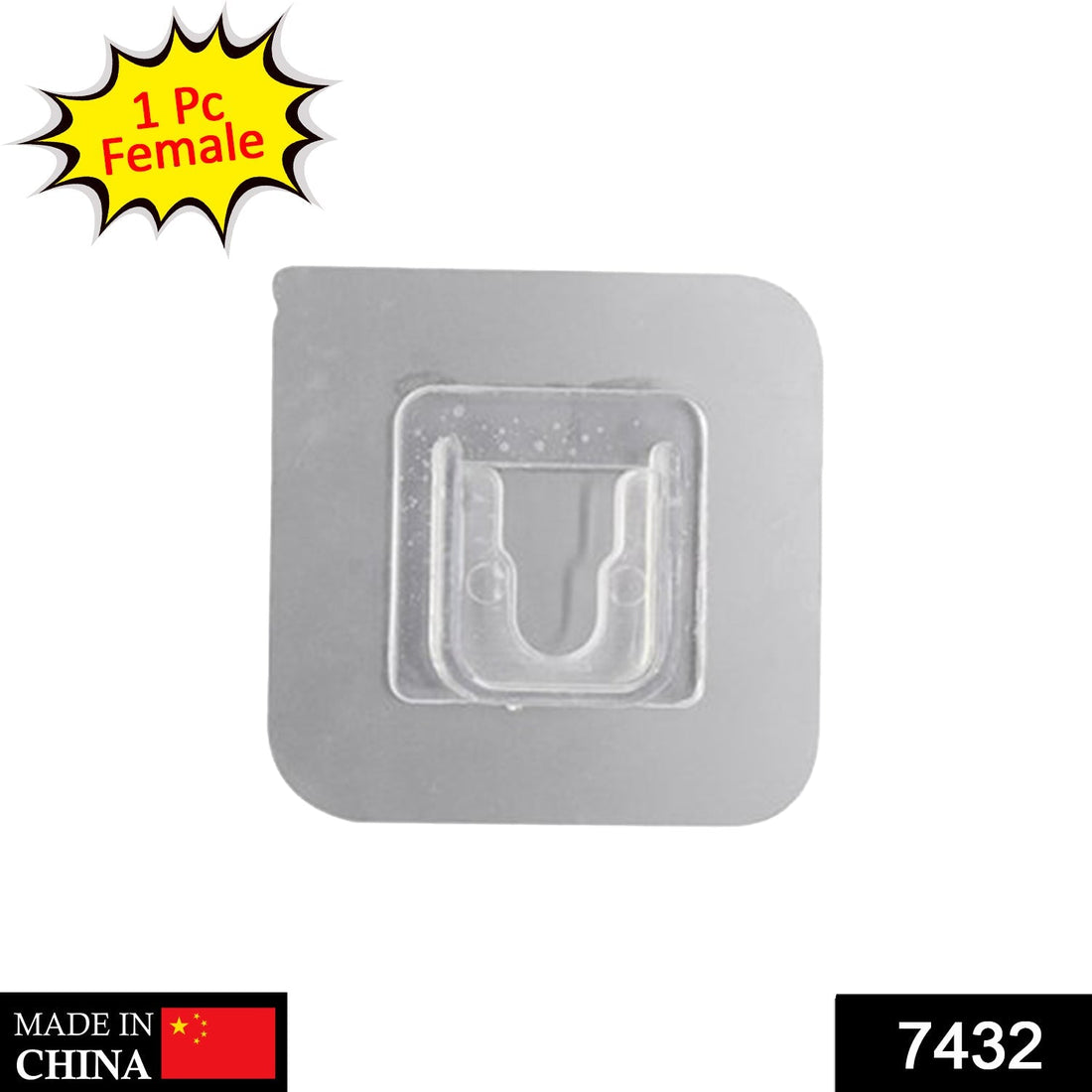 Self-adhesive transparent sticker for versatile use