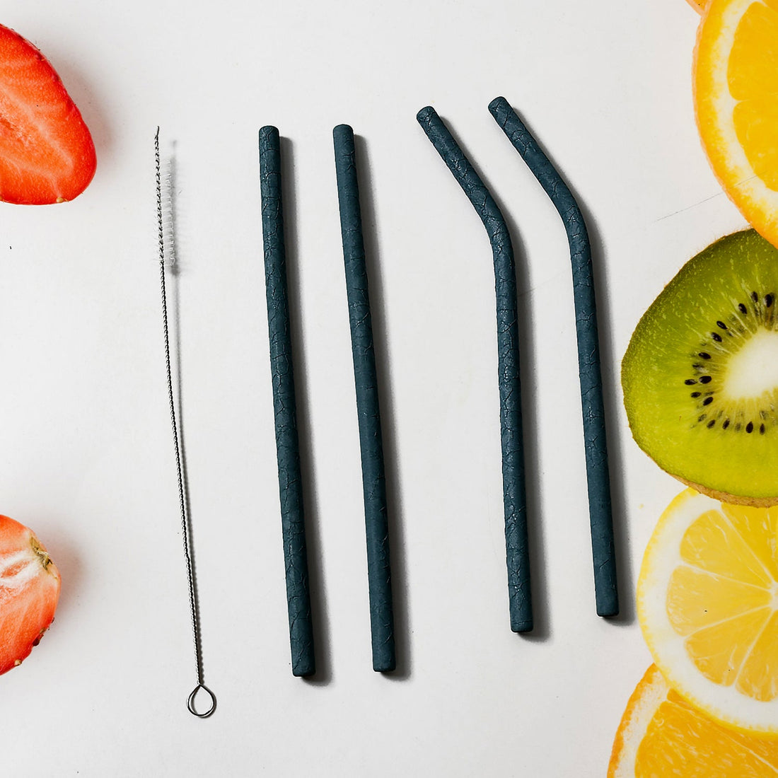 Reusable Stainless Steel Straw with cleaning Brush Long Drinking Straws for Coffee Tumbler Travel Mug Cup, Dishwasher Safe for Toddlers & Kids (5 Pcs Set) - Shopmania Wholesale