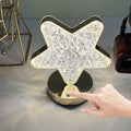 Star Shape Crystal Diamond Lamp Cordless Luxury Lamp with USB Rechargeable, 3-Way Dimmable & Touch Control Decorative Nightstand Lamp for Bedroom, Living Room, Party, Restaurant Decor (1 Pc ) - Shopmania Wholesale