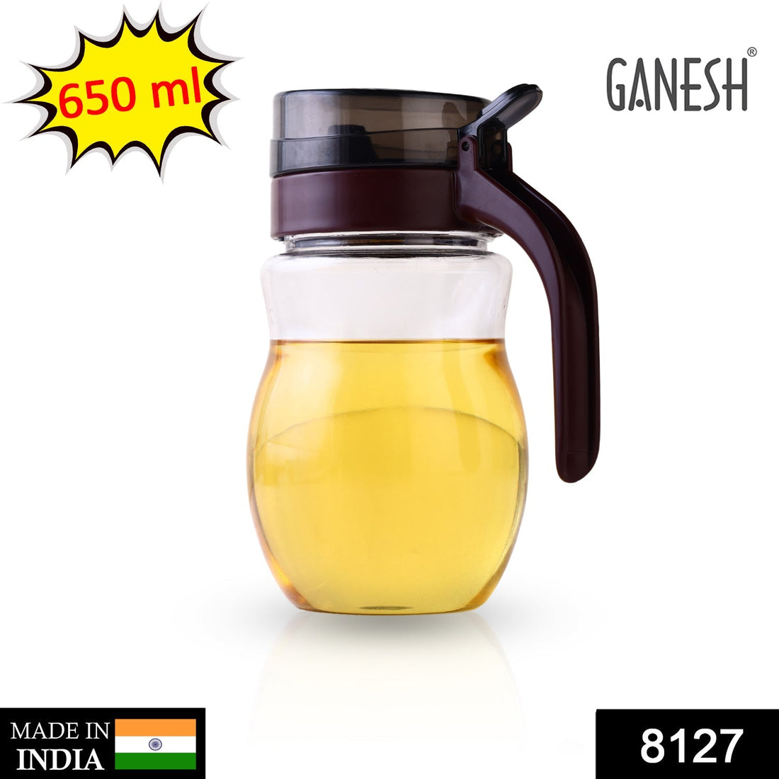 Stainless steel oil dispenser 650ml.