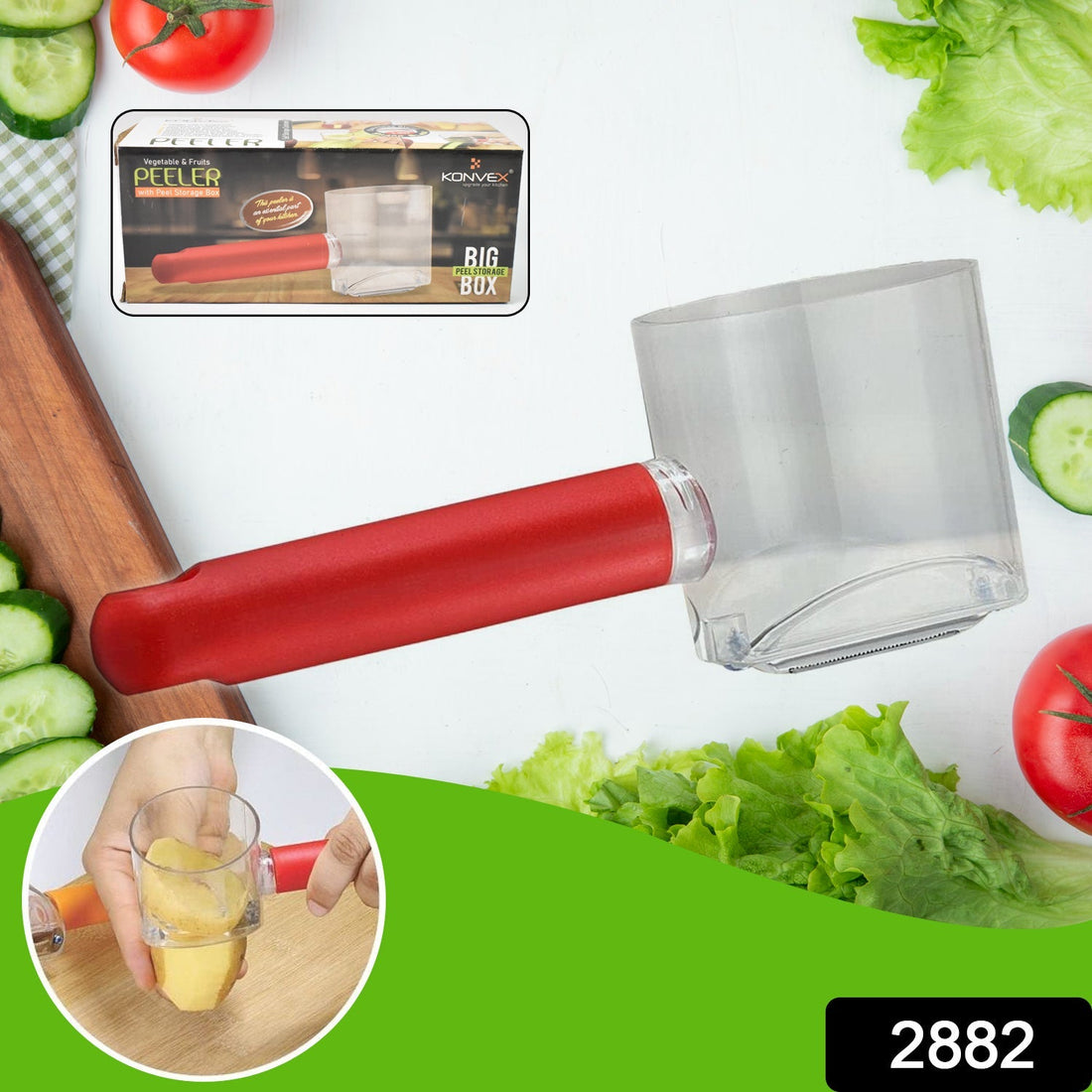 Home Kitchen Cooking Tools Peeler With Container Stainless Steel Carrot Cucumber Apple Super Fruit Vegetable Peeler your brand