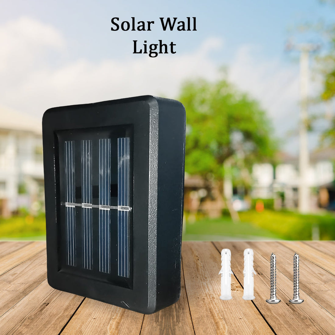 Solar Wall Lights Small Fence Lights Solar Powered Up Down LED Porch Light Garden Lights Outdoor Solar Landscape Lights WaterProof Light (1 Pc) - Shopmania Wholesale