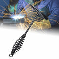Welding Slag Removal Tool Chipping Hammer with Coil Spring Handle, Mufti Functional for Cleaning Removing Slag Industrial Weld Slag Spatter Removal Tool Welding Hammer, for Machinery Electrician (1 Pc ) your brand