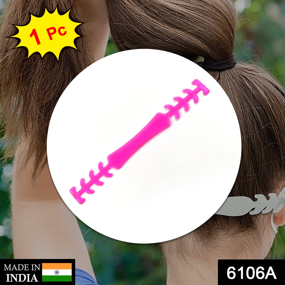 Adjustable mask extension belt to alleviate ear discomfort from face masks.