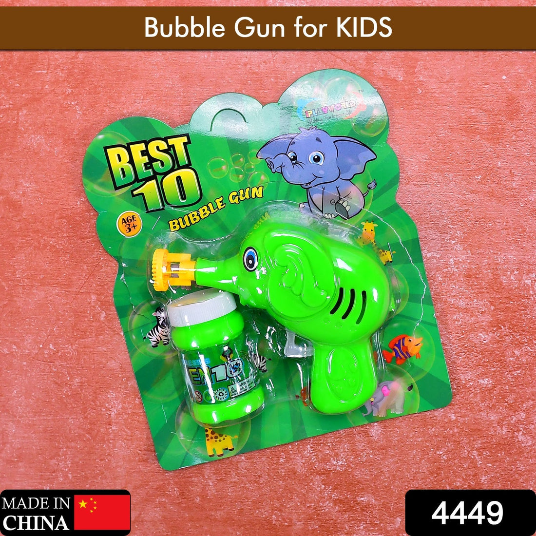 Elephant bubble gun toy for kids