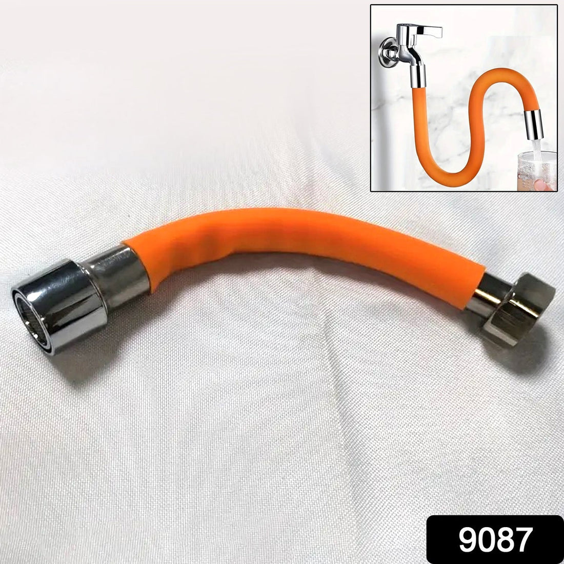 Flexible Water Tap Extender, Universal Foaming Extension Tube with Connector, 360 Free Bending Faucet Extender, Adjustable Sink Drain Extension (18cm) your brand