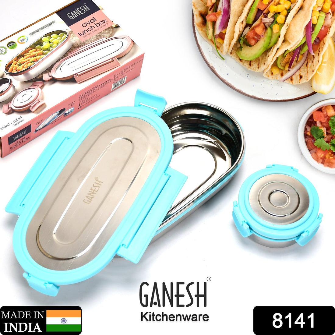 Stainless steel lunch box set