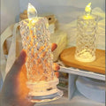 Rose Candles for Home Decoration, Crystal Candle Lights your brand