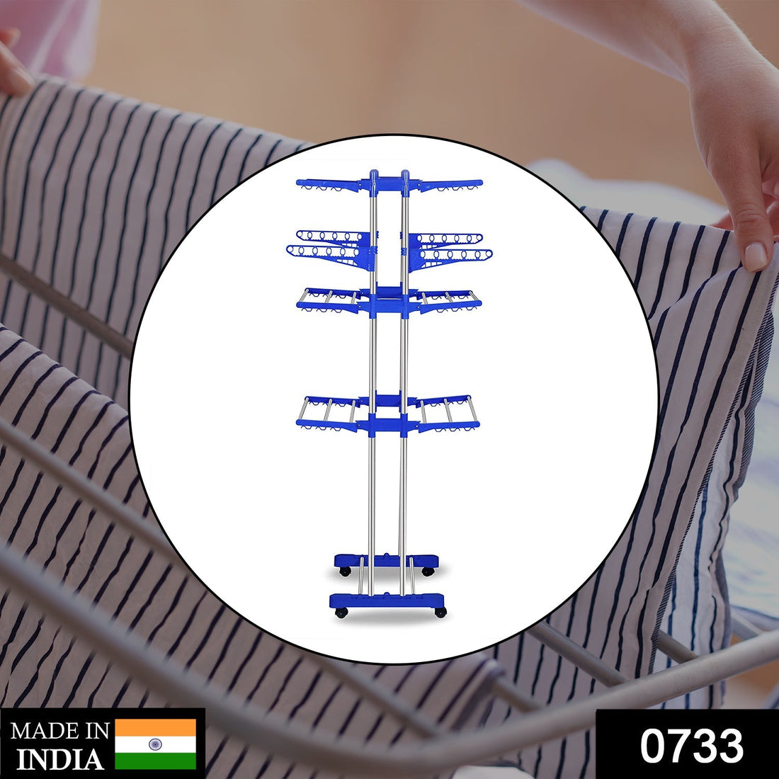 Stainless steel cloth drying stand