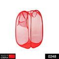Pop-up mesh clothes basket