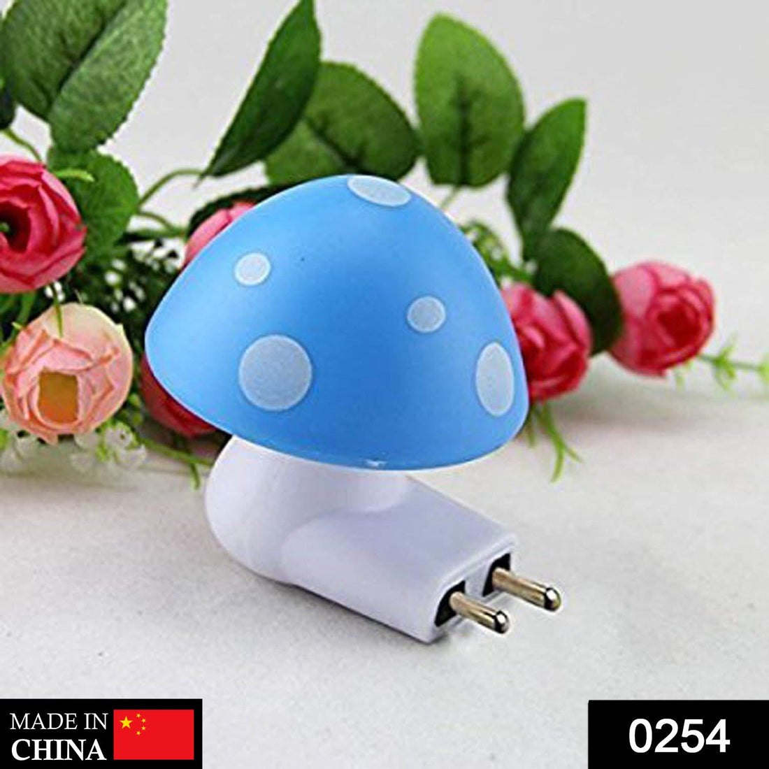 Multicolor night sensor mushroom lamp.