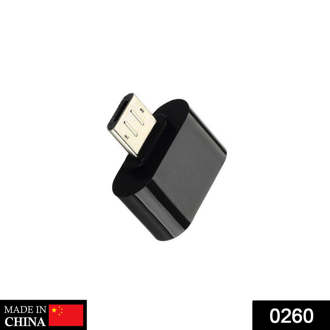 Micro USB OTG to USB 2.0 adapter for Android.