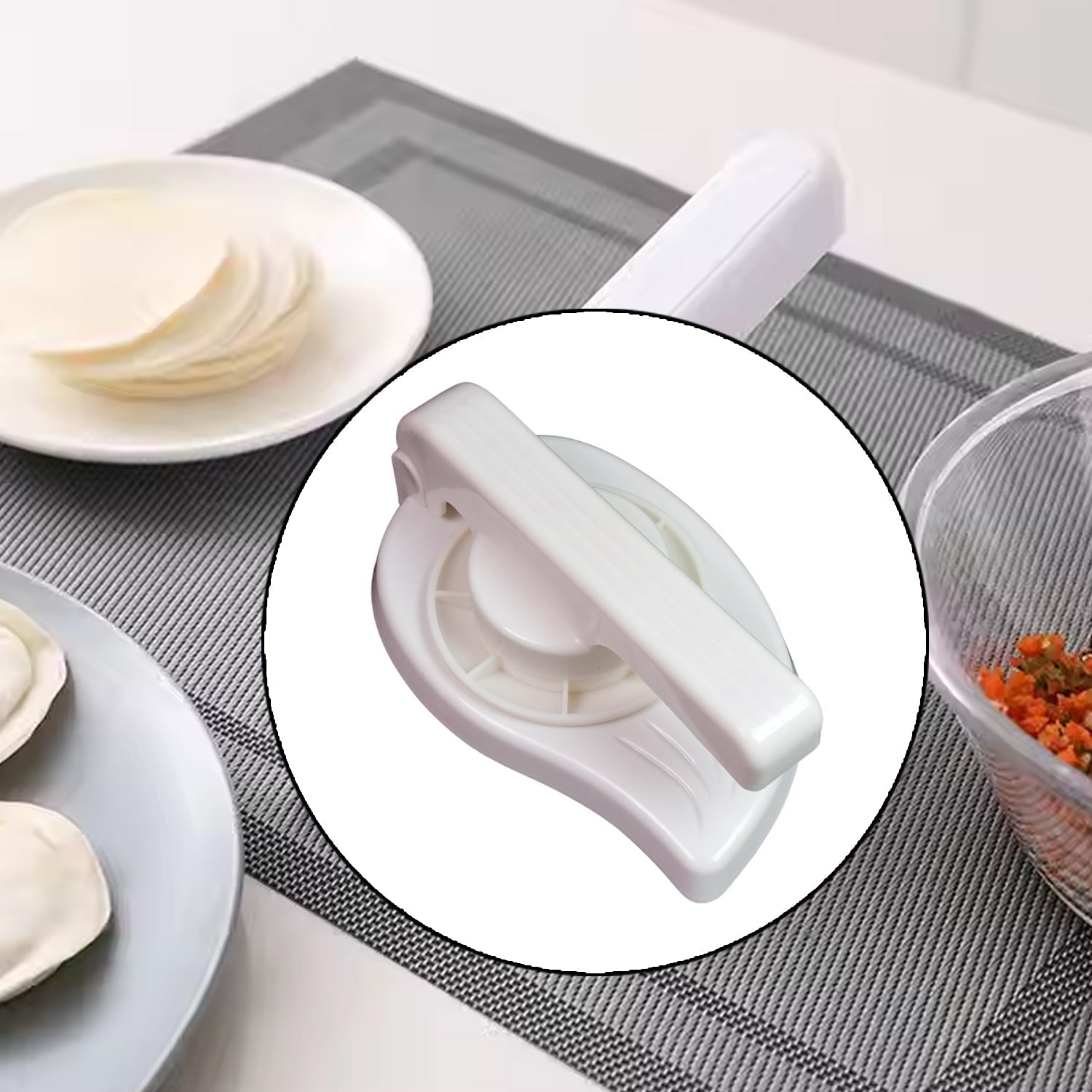 Plastic Puri Press Maker (1 Pc): Easy Chapati Roti Press (Kitchen) your brand
