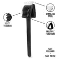 Silicone Toilet Brush with Slim Holder Flex Toilet Brush Anti-drip Set Toilet Bowl Cleaner Brush, - Shopmania Wholesale