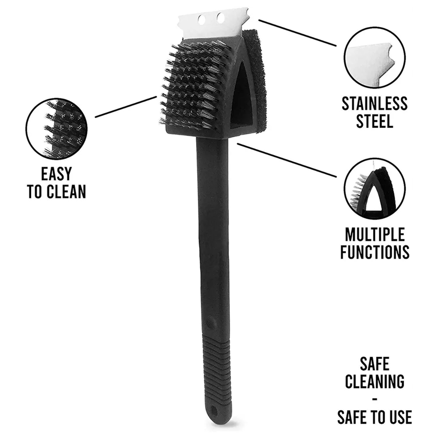 Silicone Toilet Brush with Slim Holder Flex Toilet Brush Anti-drip Set Toilet Bowl Cleaner Brush, - Shopmania Wholesale