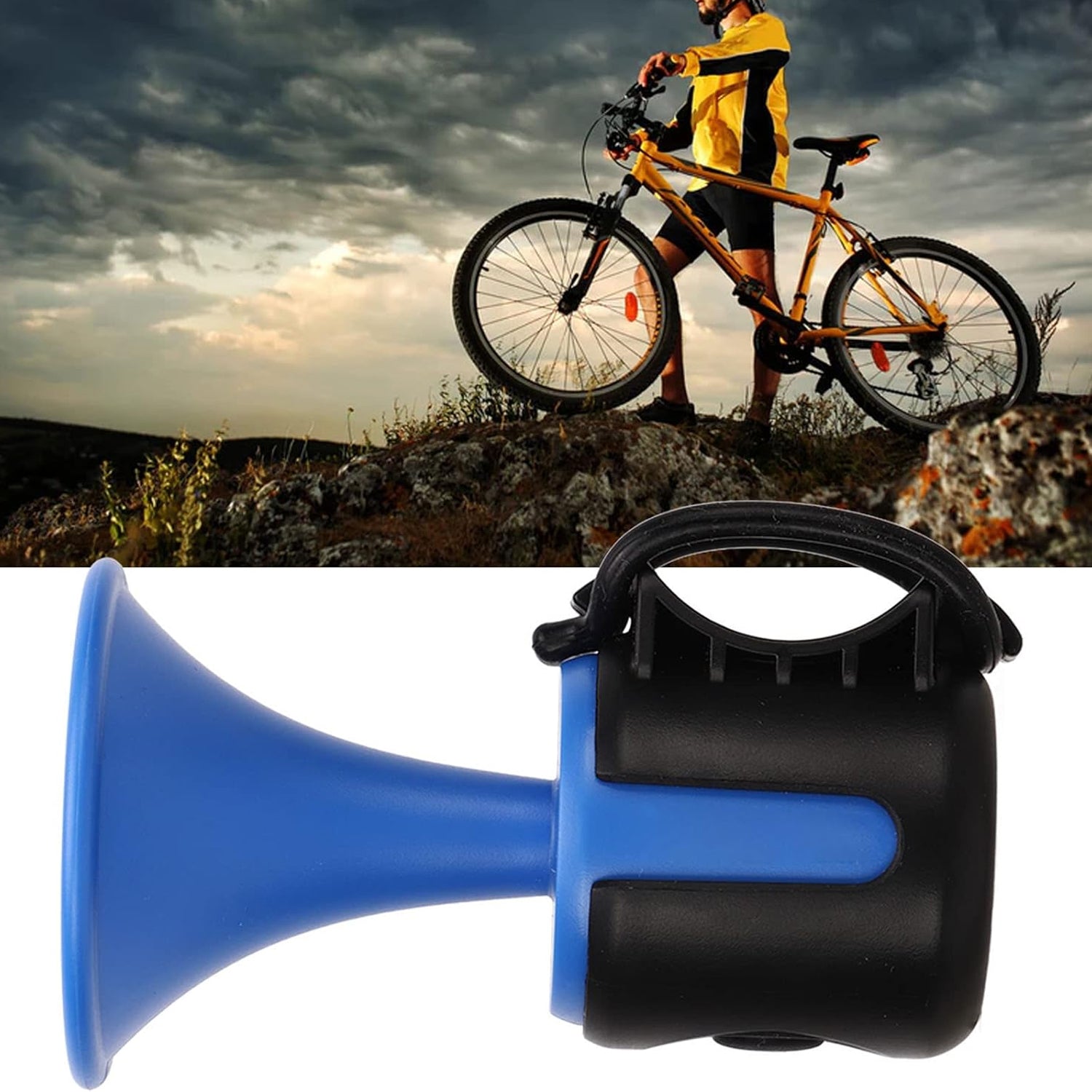 Bicycle Air Horn Loud - 120dB 1 Sound Mode Electronic Bicycle Bell,Super Electric Horn with Long Standby Button Battery Operated/IPX4 Waterproof Loud Bell for Adults your brand